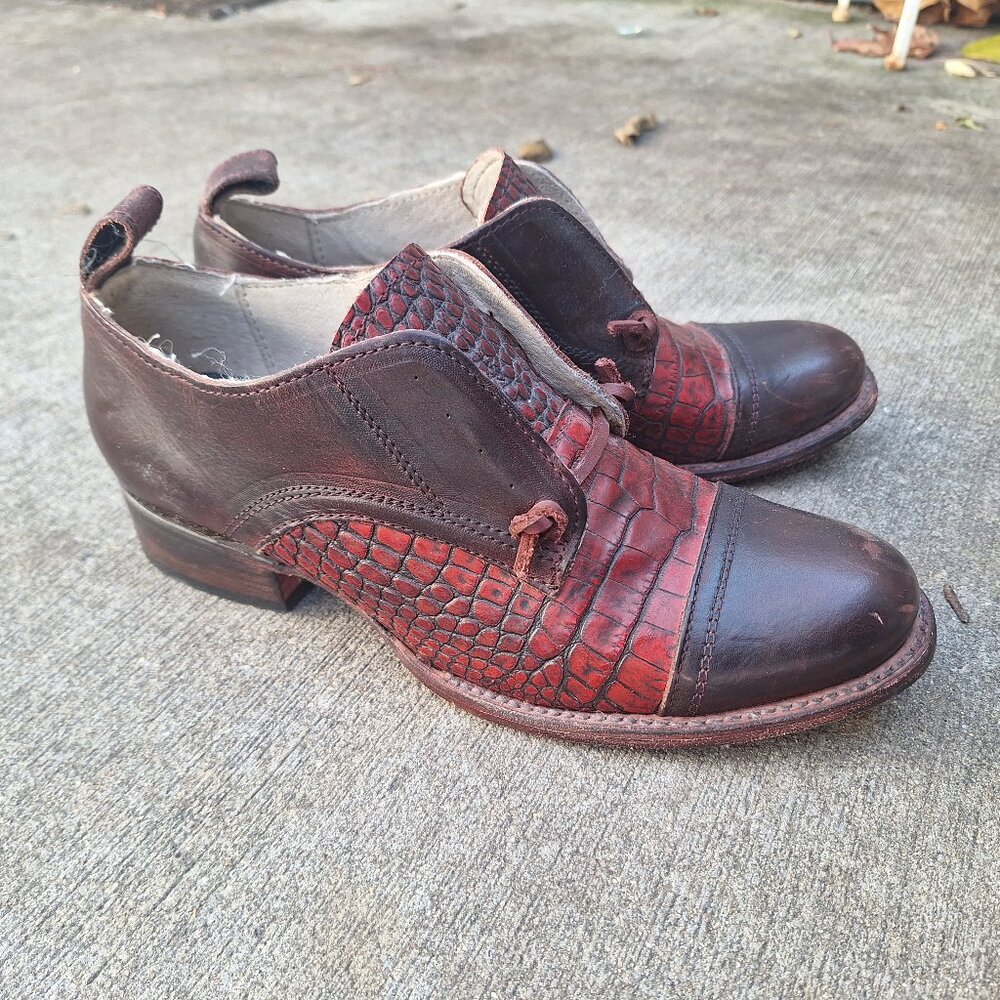 Mabel freebird oxford leather shoe